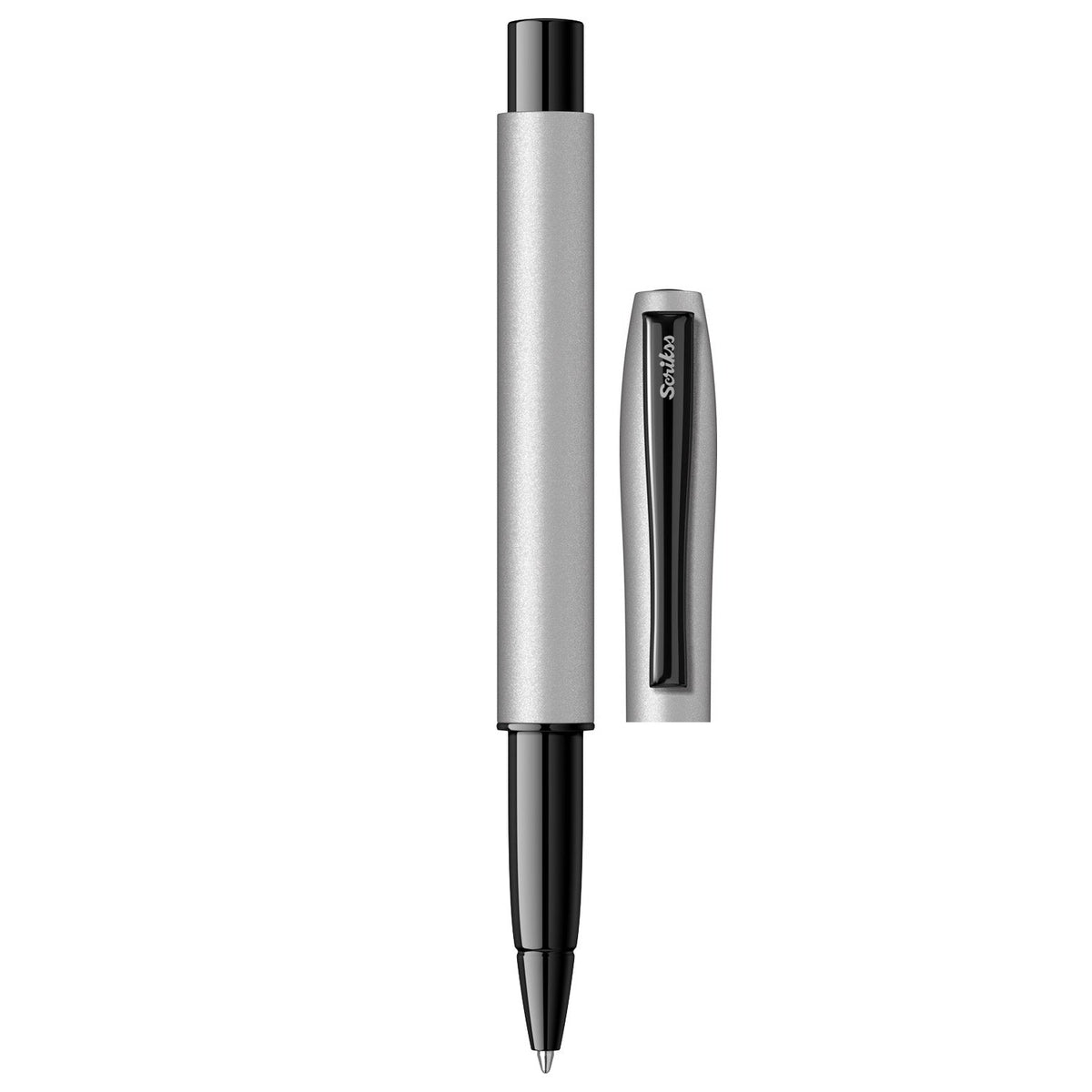 Scrikss Carnival Matte Satin Silver Roller Ball Pen 86794