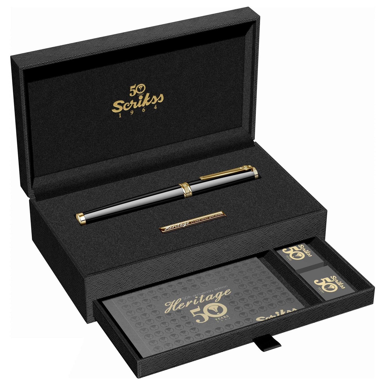 Scrikss Heritage Black GT Fountain Pen