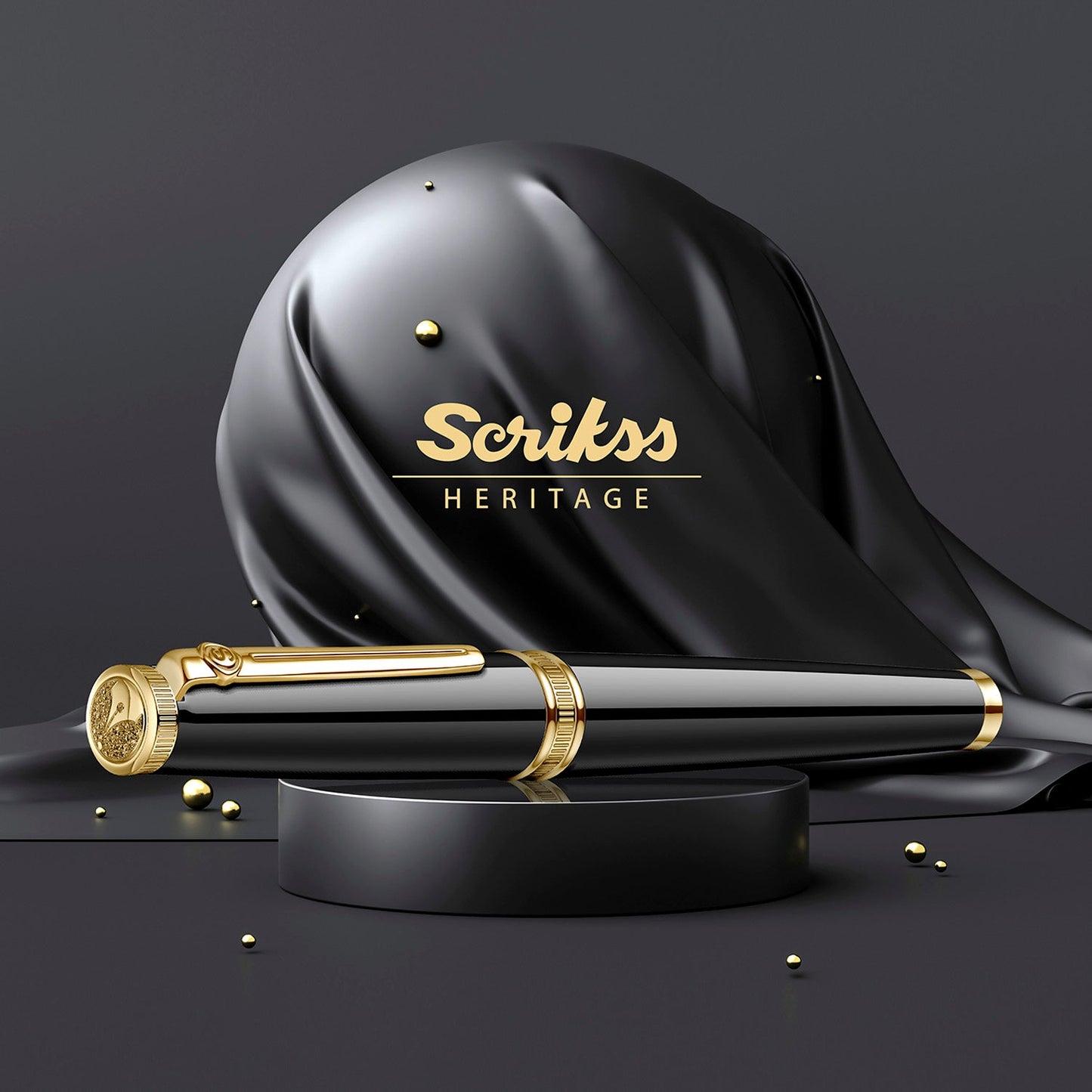 Scrikss Heritage Black GT Fountain Pen