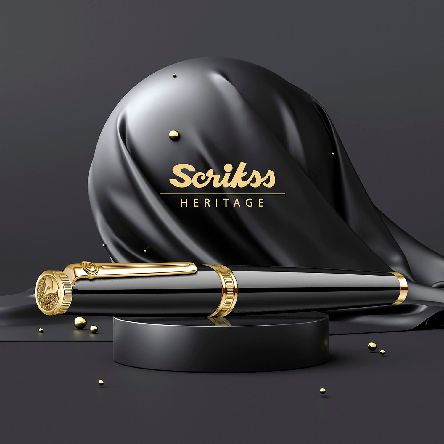 Scrikss Heritage Black GT Fountain Pen