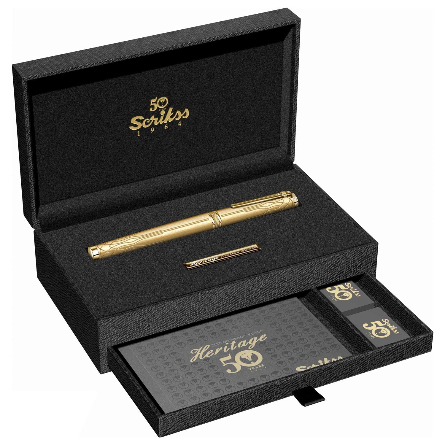 Scrikss Heritage Gold GT Fountain Pen