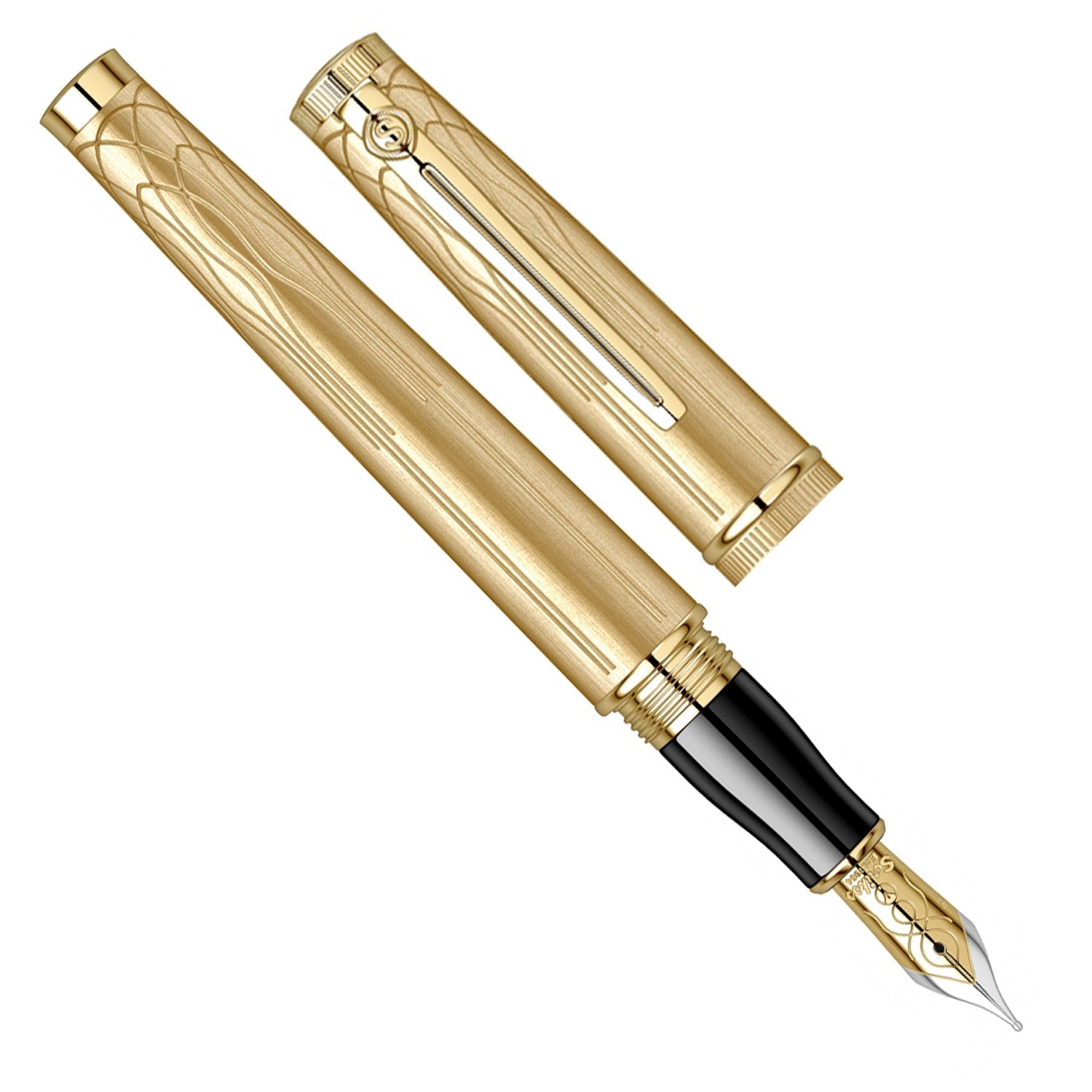 Scrikss Heritage Gold GT Fountain Pen