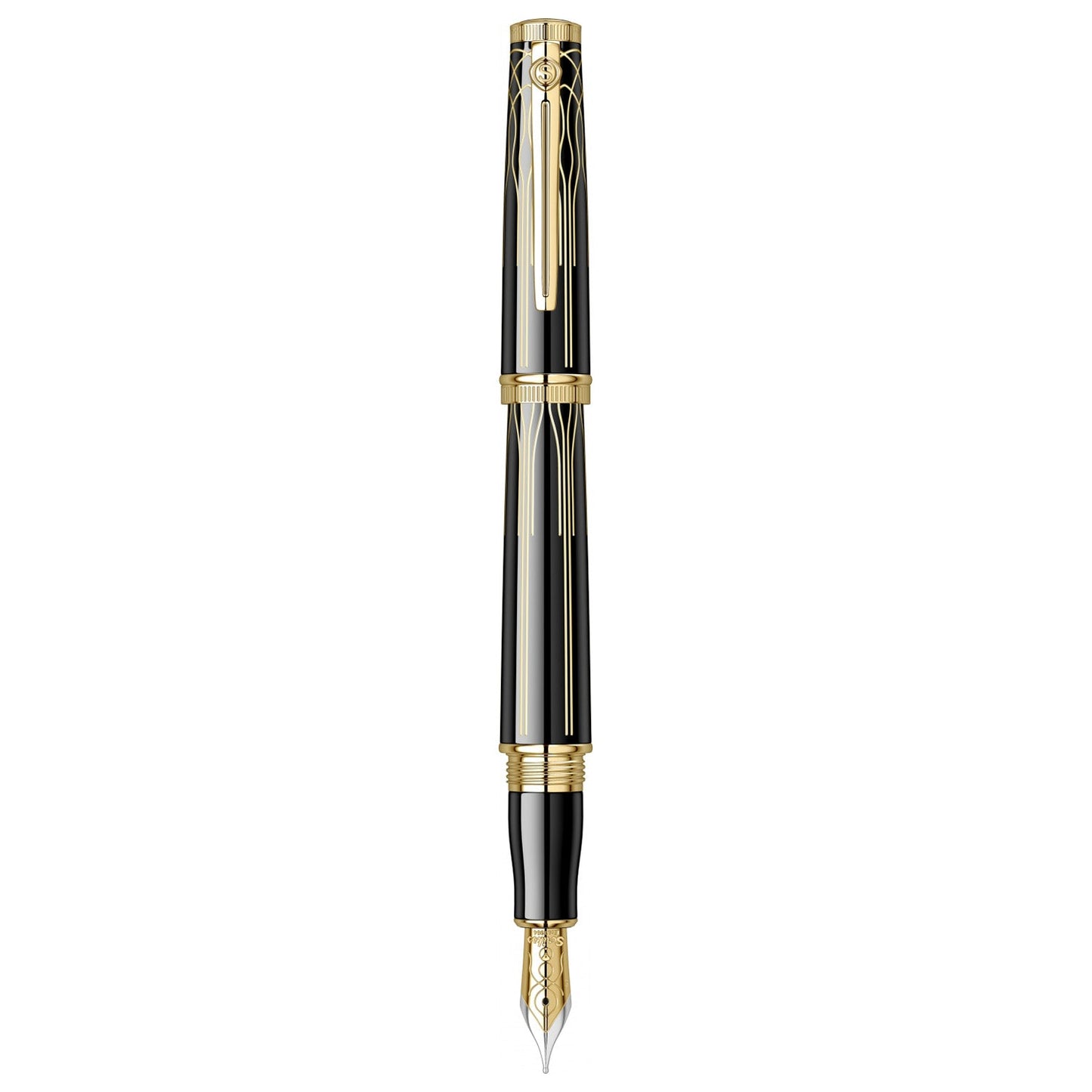 Scrikss Heritage Glossy Black GT Fountain Pen