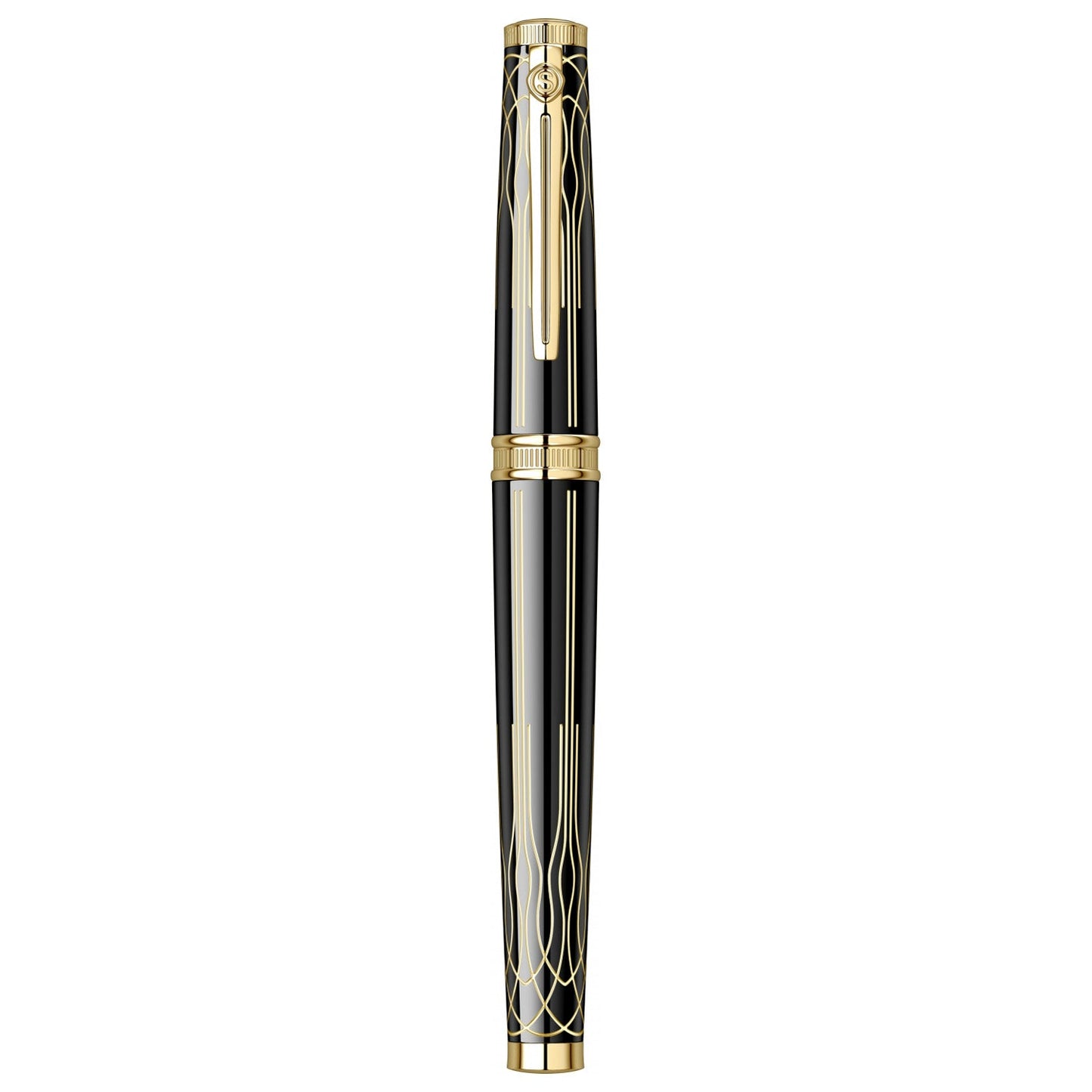 Scrikss Heritage Glossy Black GT Fountain Pen
