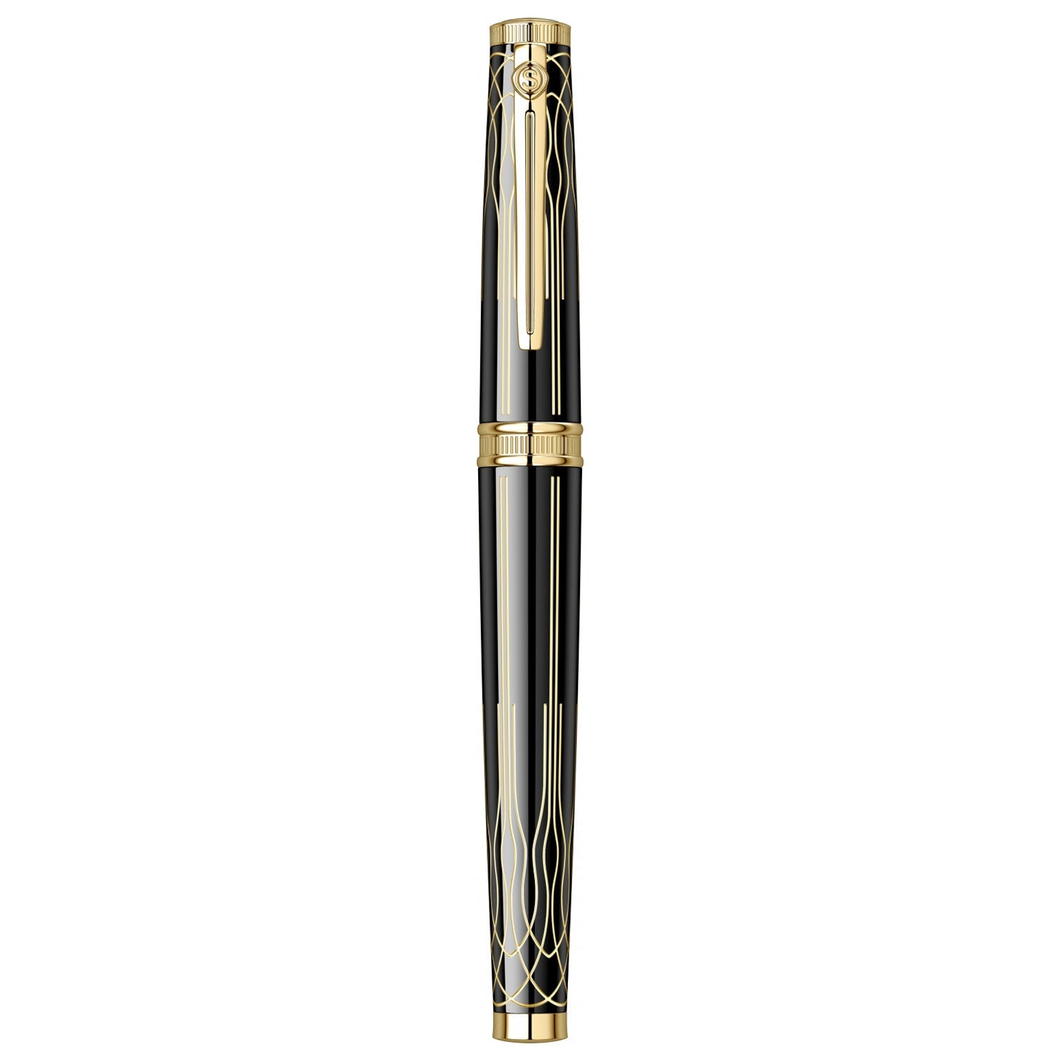 Scrikss Heritage Glossy Black GT Fountain Pen