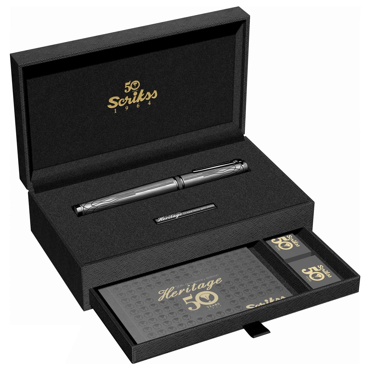 Scrikss Heritage Matt Black Fountain Pen