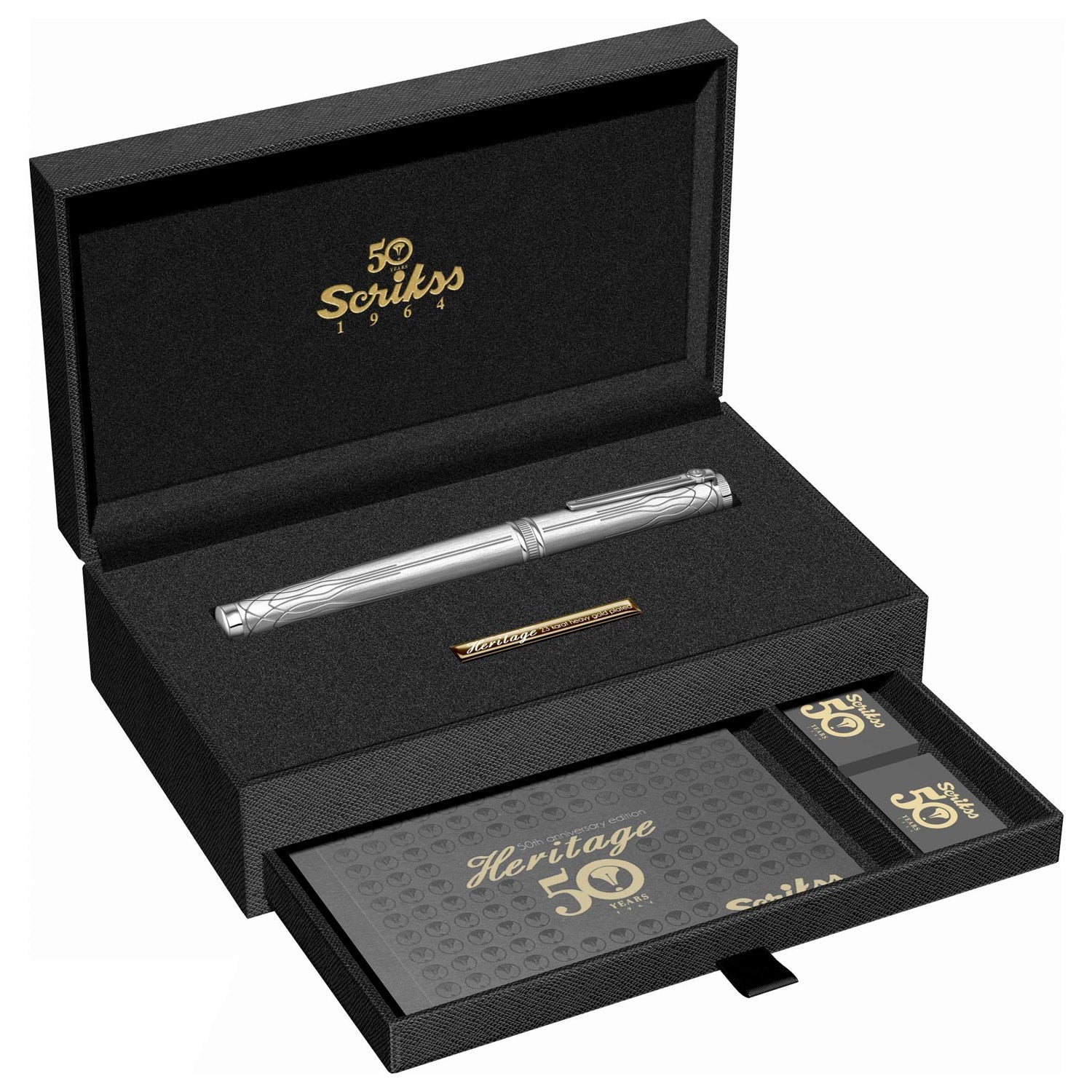 Scrikss Heritage Platinum CT Fountain Pen