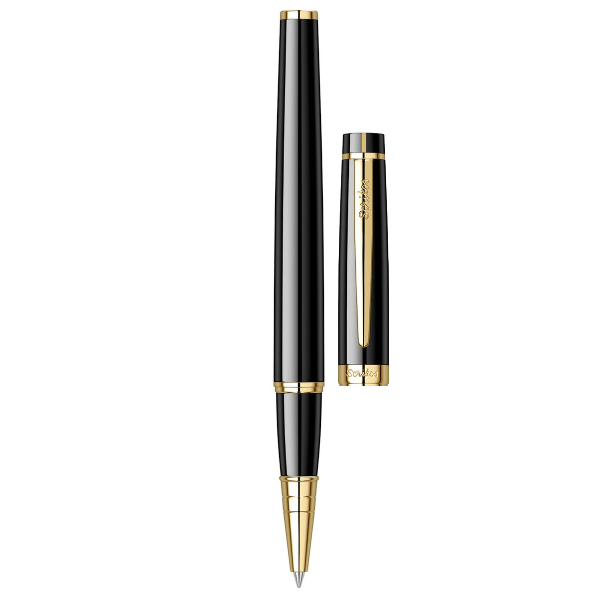 Scrikss Honour 38 Glossy Black GT Roller Ball Pen 62378