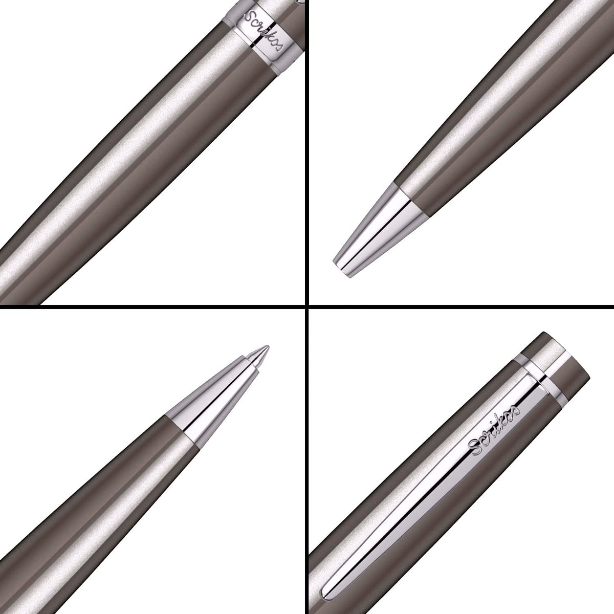 Scrikss Honour 38 Smoke Grey CT Ballpoint Pen 62347