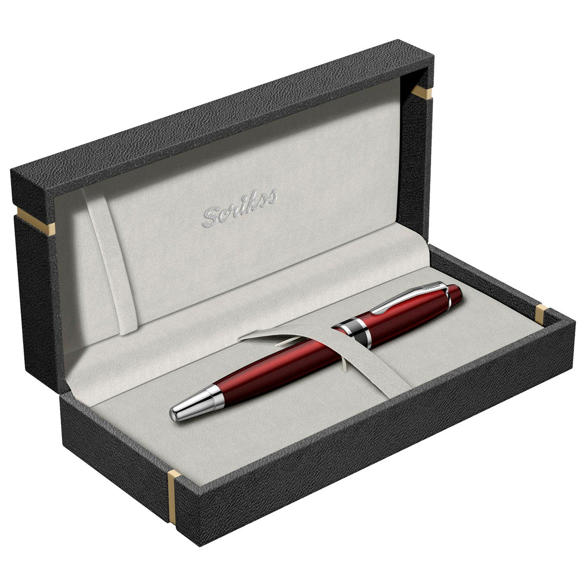 Scrikss Havana 63 Burgundy CT Roller Ball Pen 75149