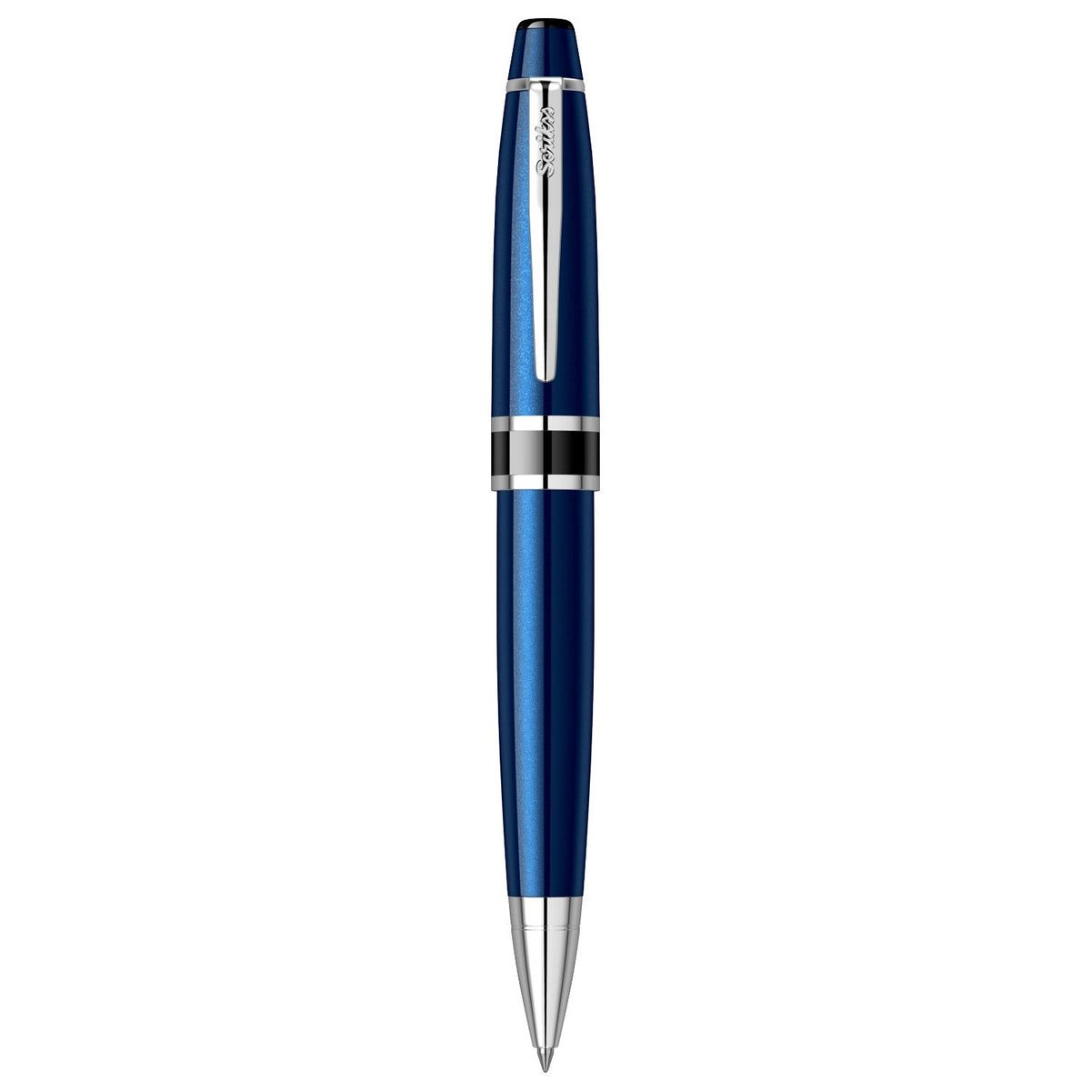 Scrikss Havana 63 Glossy Blue CT Ballpoint Pen 75125
