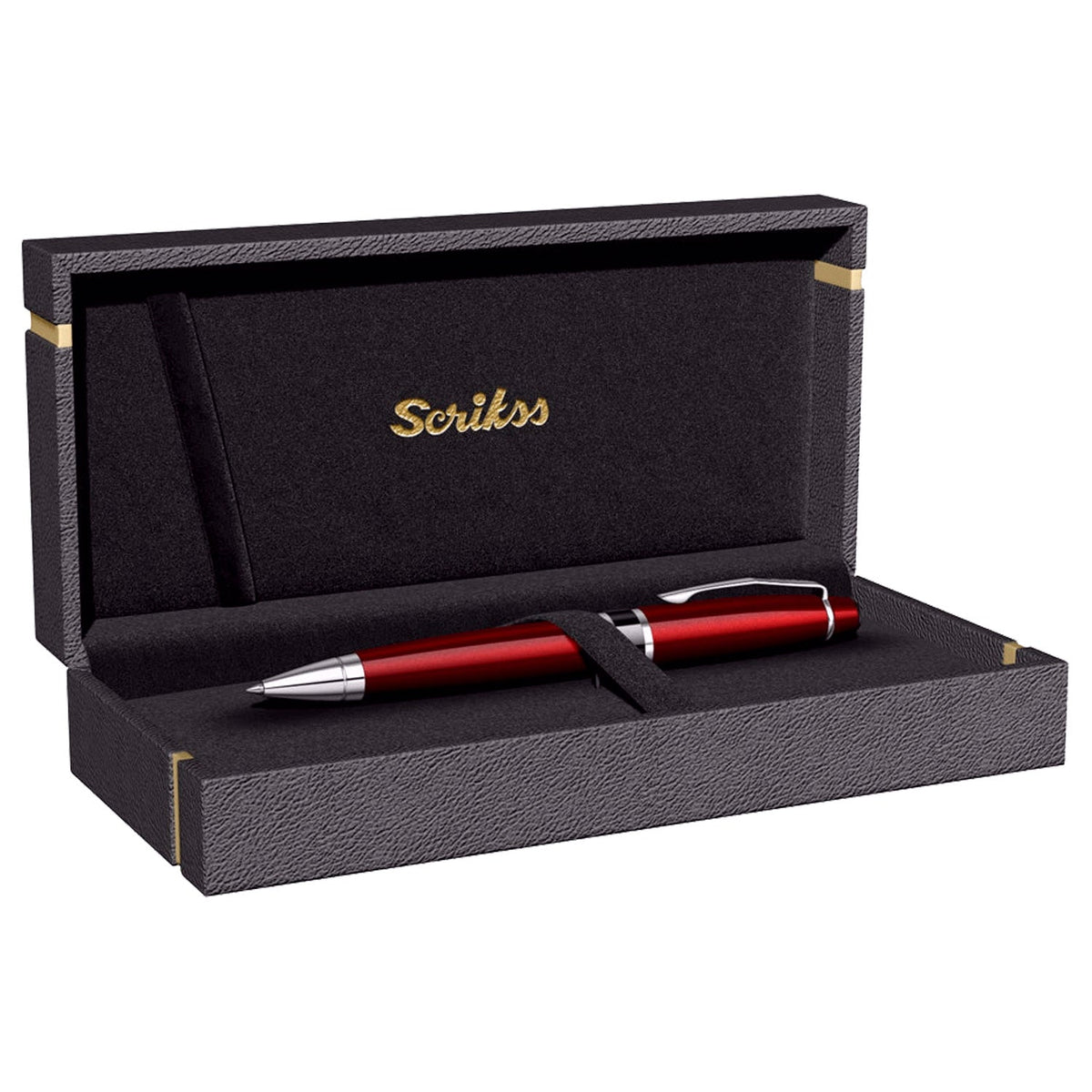 Scrikss Havana 63 Glossy Burgundy CT Ballpoint Pen 75118
