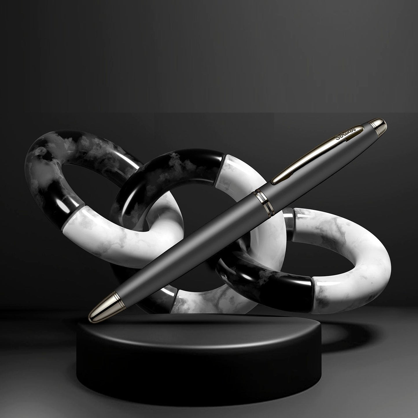 Scrikss Knight 88 Matt Black Fountain Pen