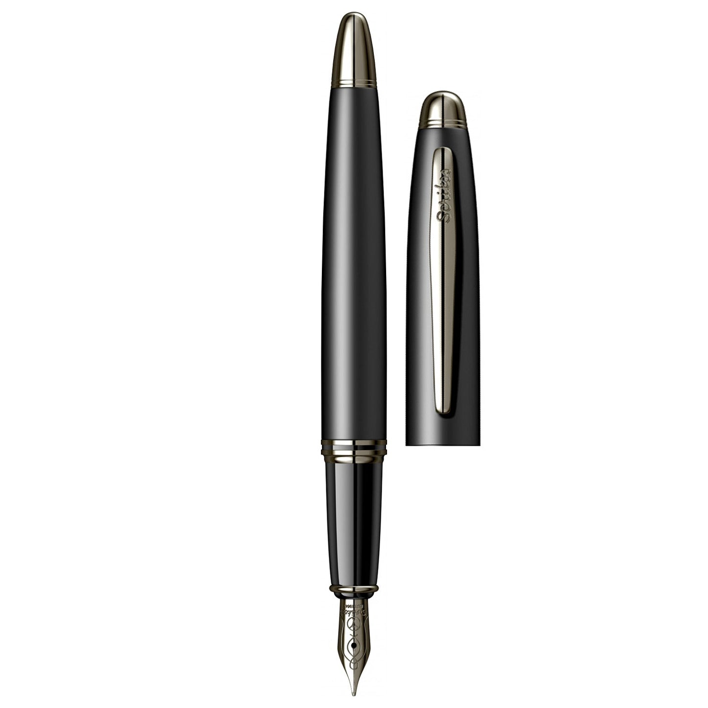 Scrikss Knight 88 Matt Black Fountain Pen
