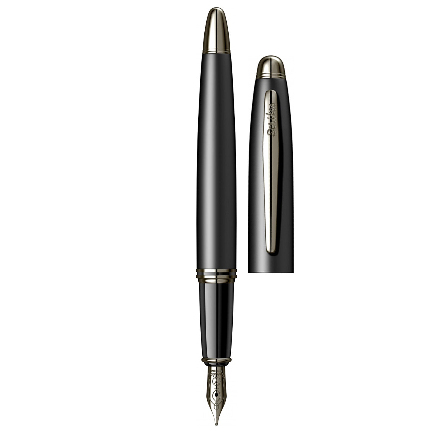 Scrikss Knight 88 Matt Black Fountain Pen