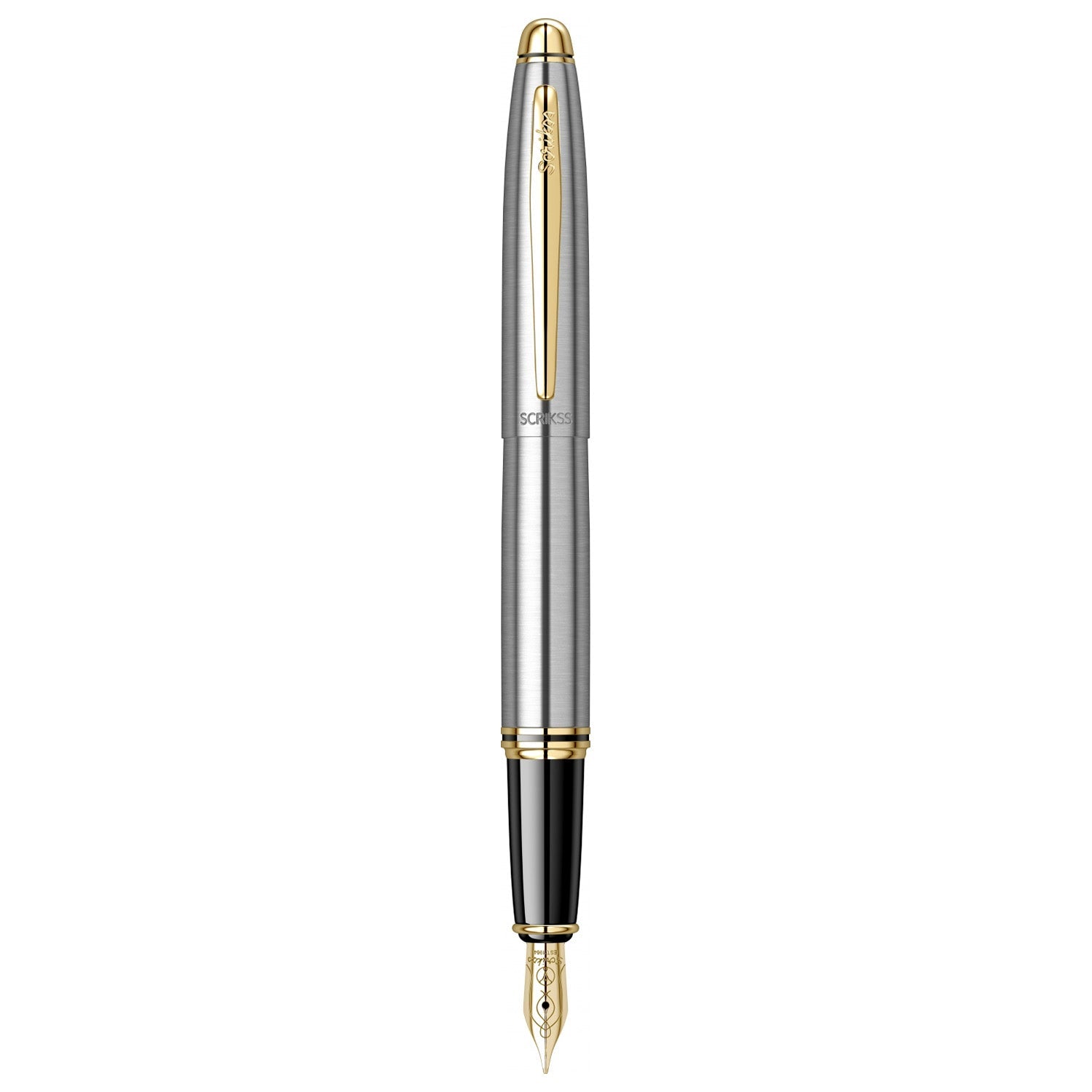 Scrikss Knight 88 Stainless Steel GT Fountain Pen