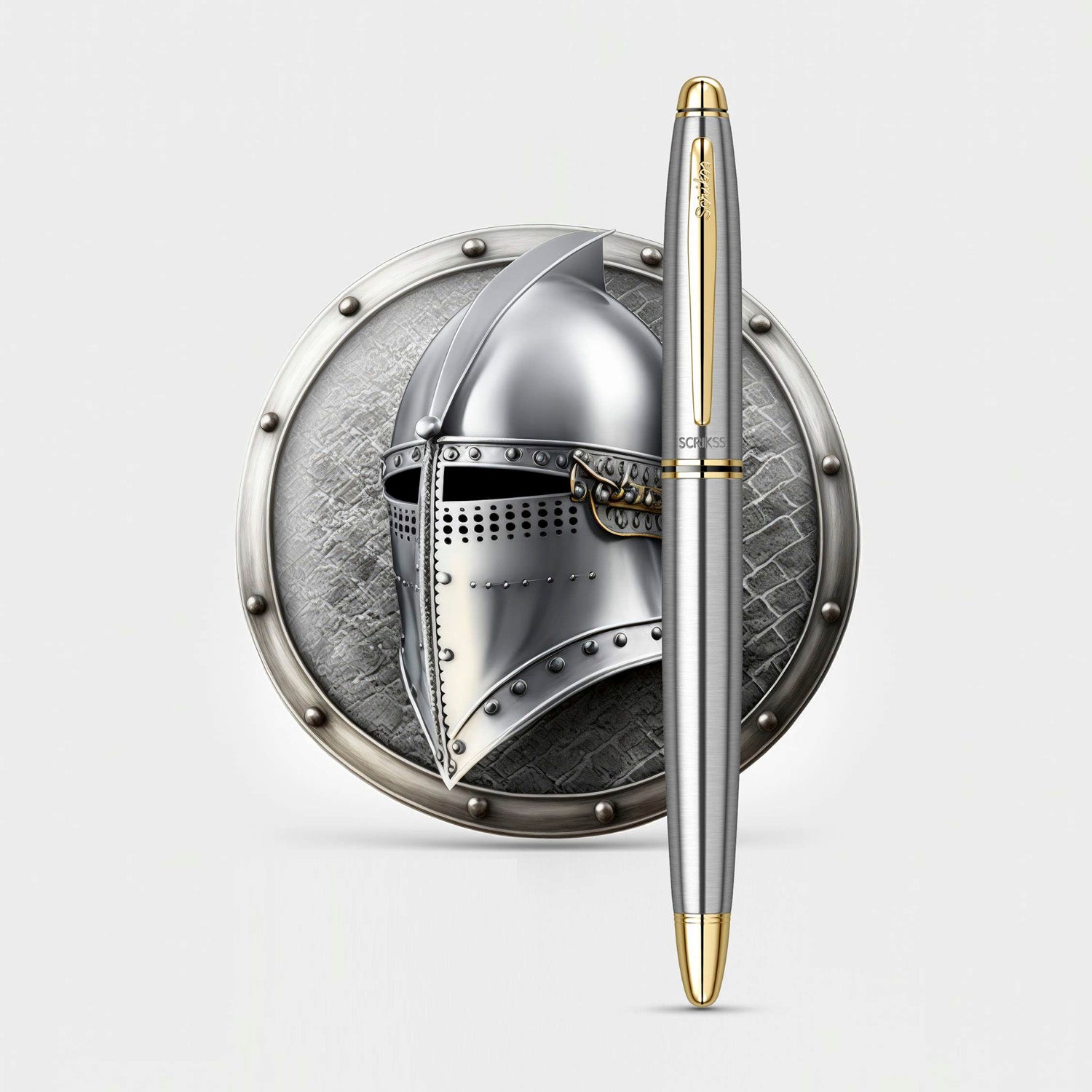 Scrikss Knight 88 Stainless Steel GT Fountain Pen