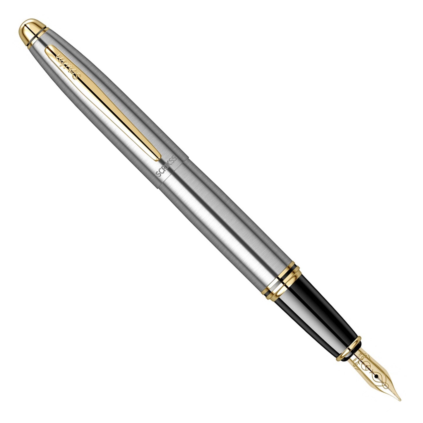Scrikss Knight 88 Stainless Steel GT Fountain Pen
