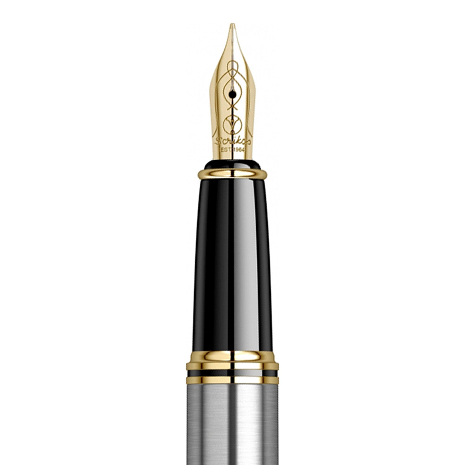 Scrikss Knight 88 Stainless Steel GT Fountain Pen