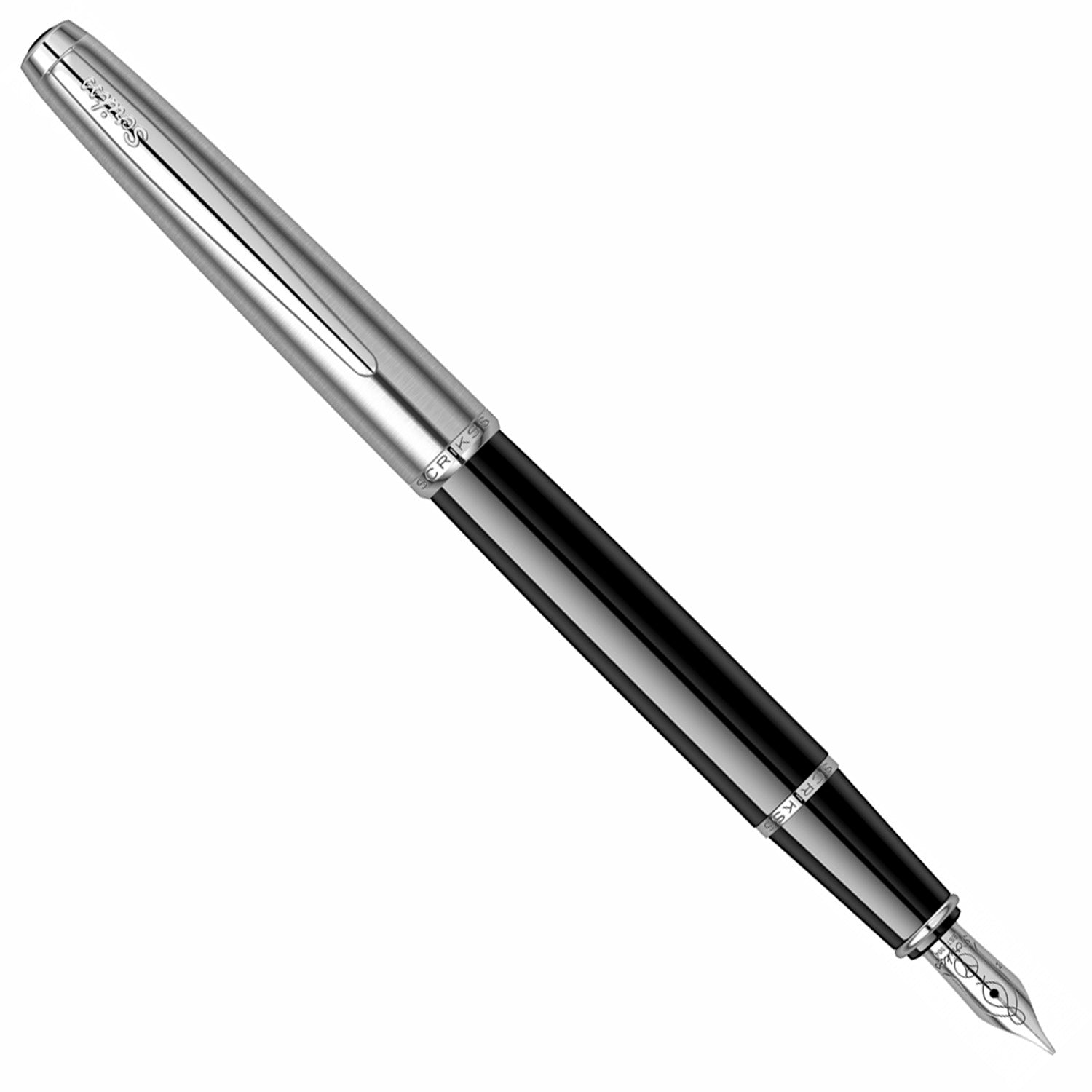 Scrikss Metropolis 78 Black CT Fountain Pen