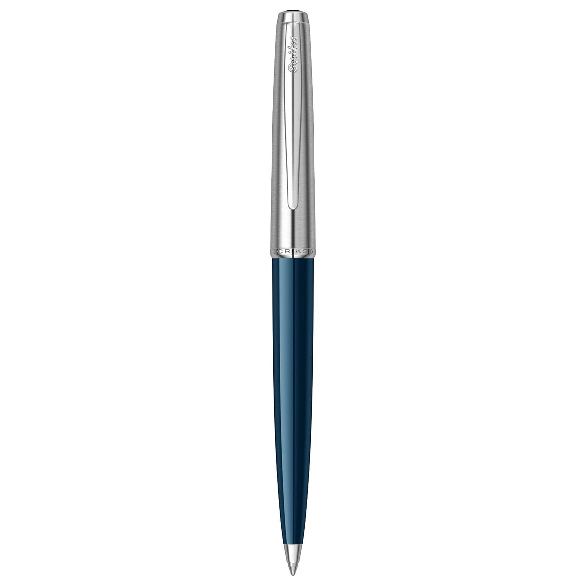 Scrikss Metropolis 78 Blue Chrome CT Ballpoint Pen 52584