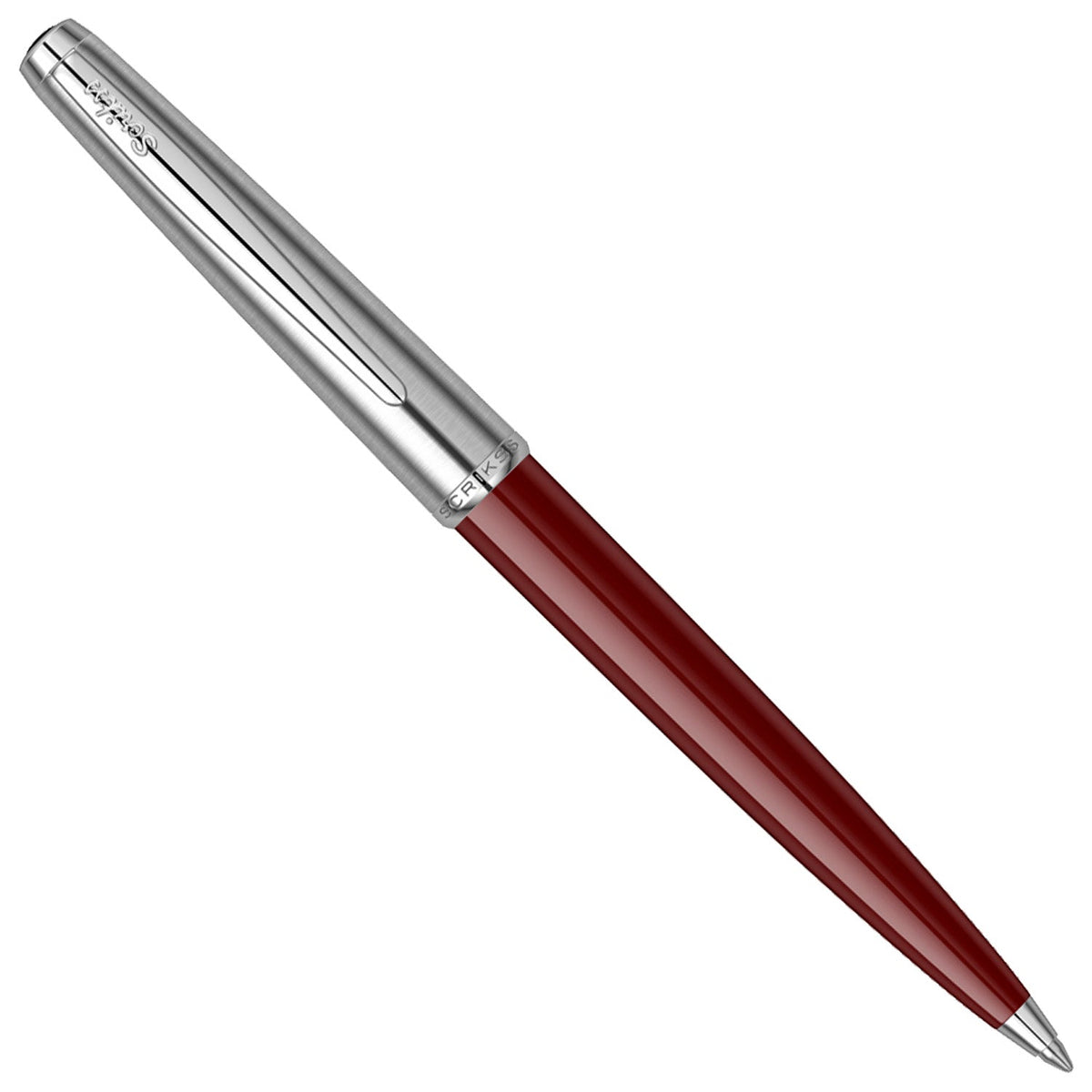 Scrikss Metropolis 78 Burgundy Chrome CT Ballpoint Pen 52577