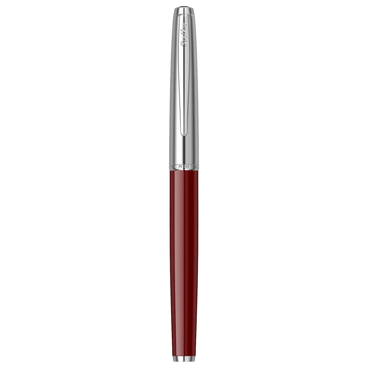 Scrikss Metropolis 78 Burgundy Chrome CT Roller Ball Pen 83243