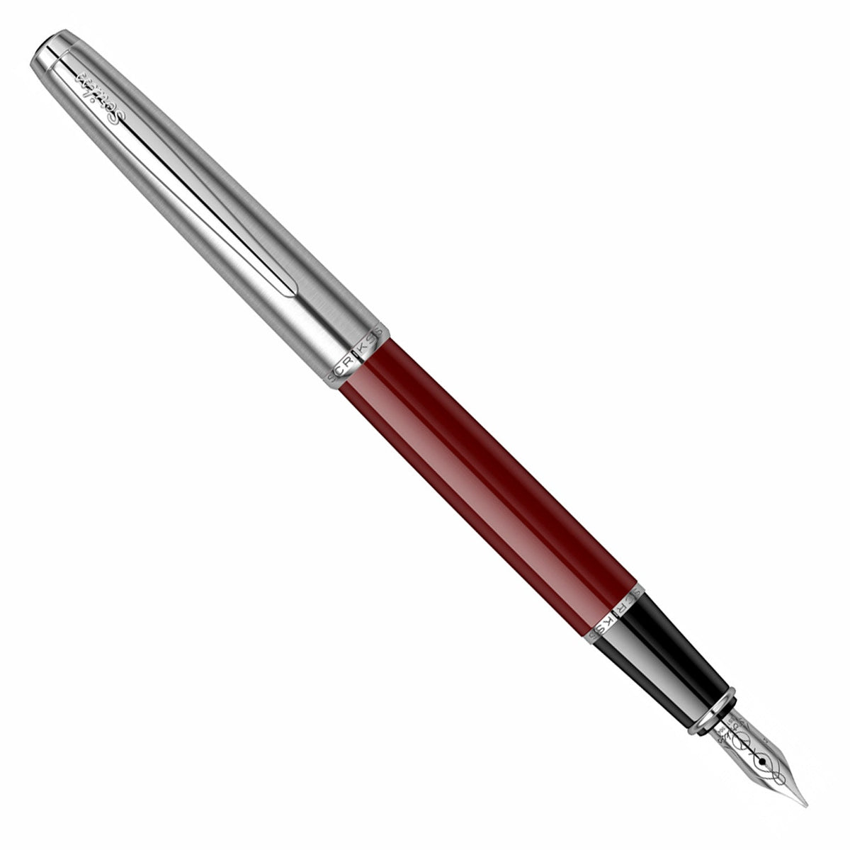 Scrikss Metropolis 78 Burgundy CT Fountain Pen