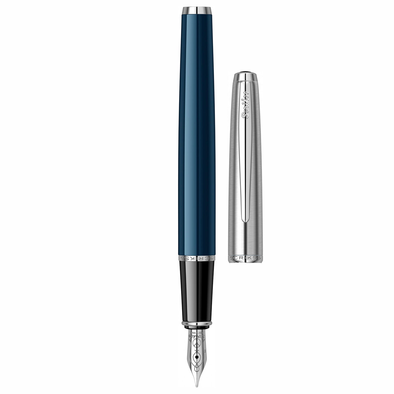 Scrikss Metropolis 78 Navy Blue CT Fountain Pen