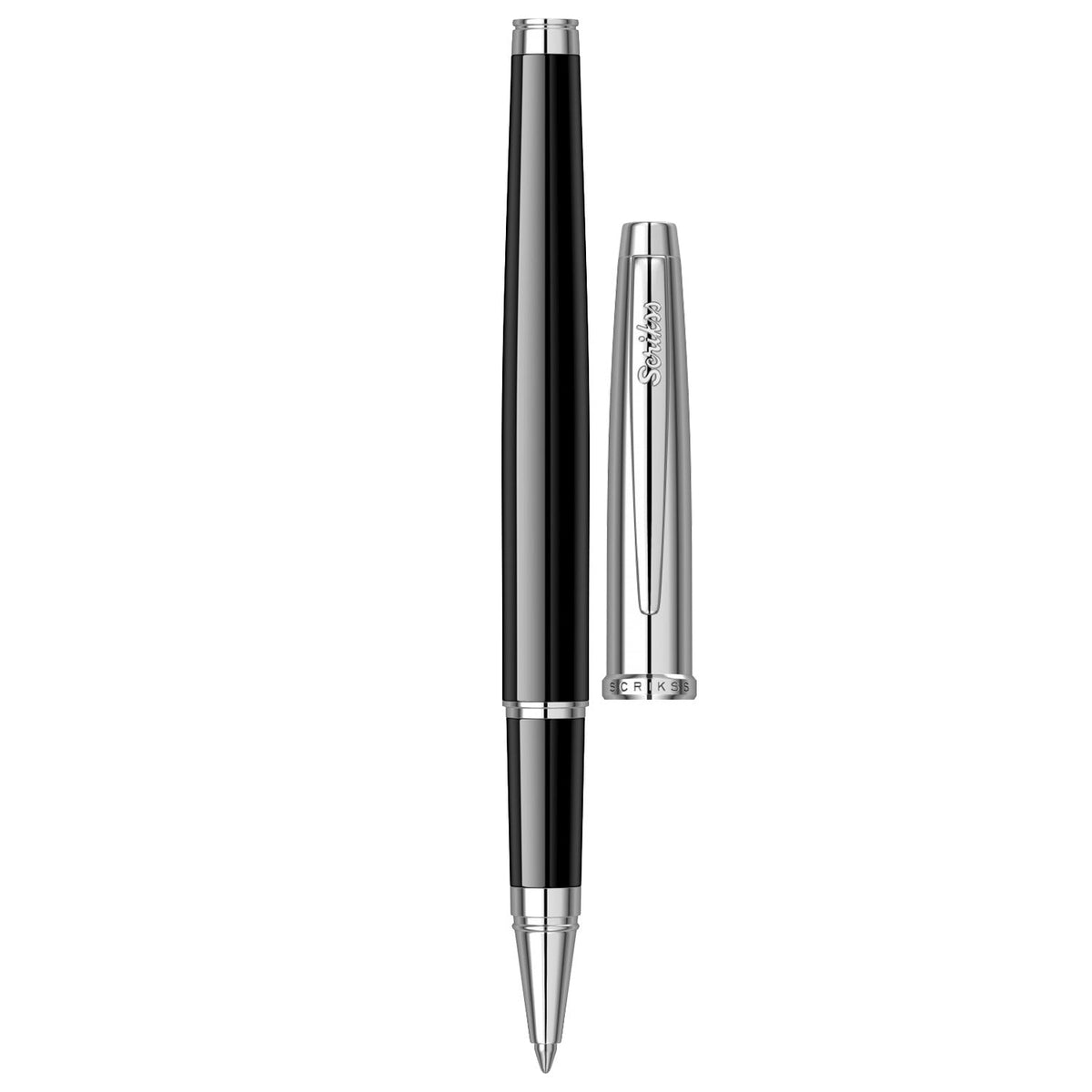 Scrikss Metropolis 800 Black Chrome CT Roller Ball Pen 63443