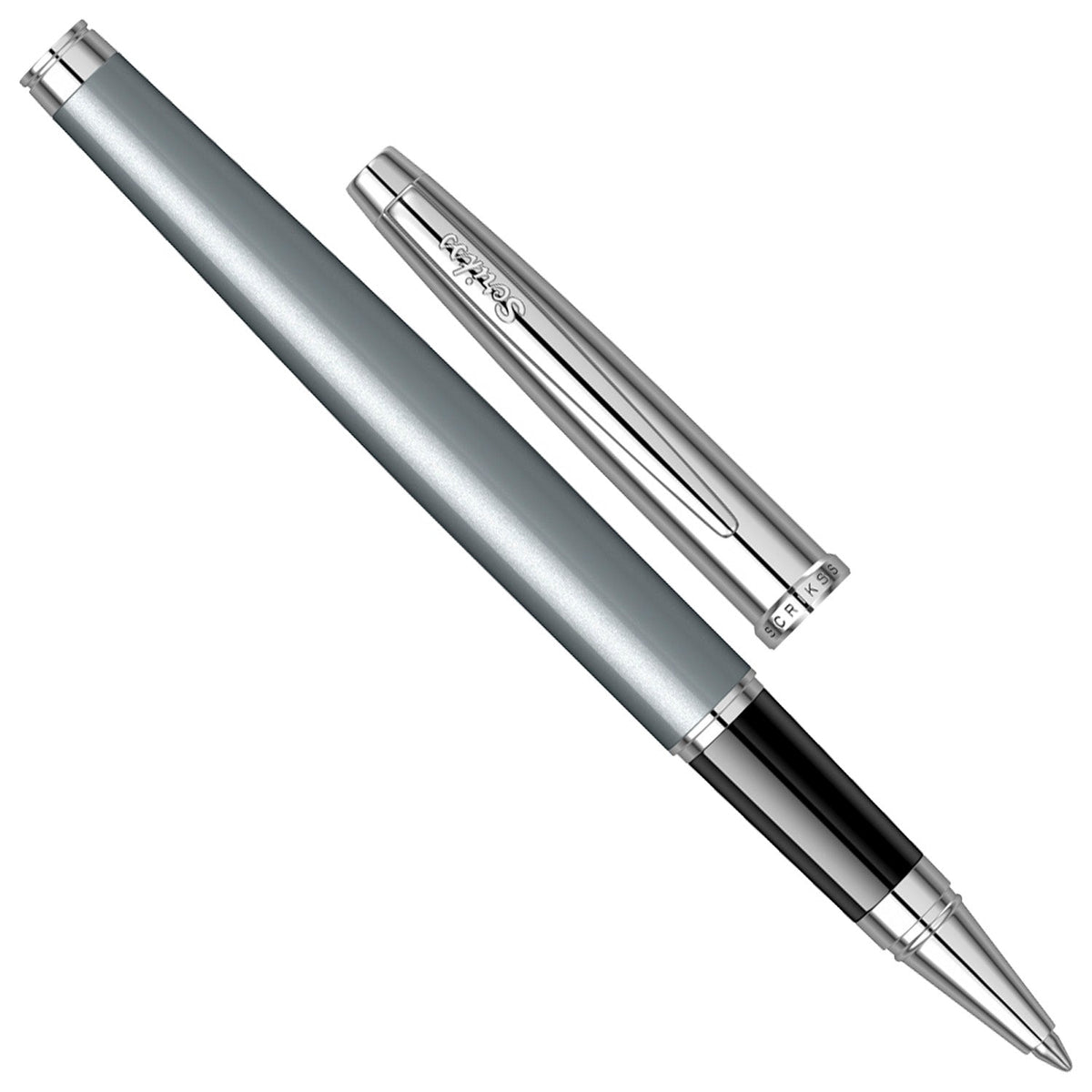 Scrikss Metropolis 800 Grey Chrome CT Roller Ball Pen 81997