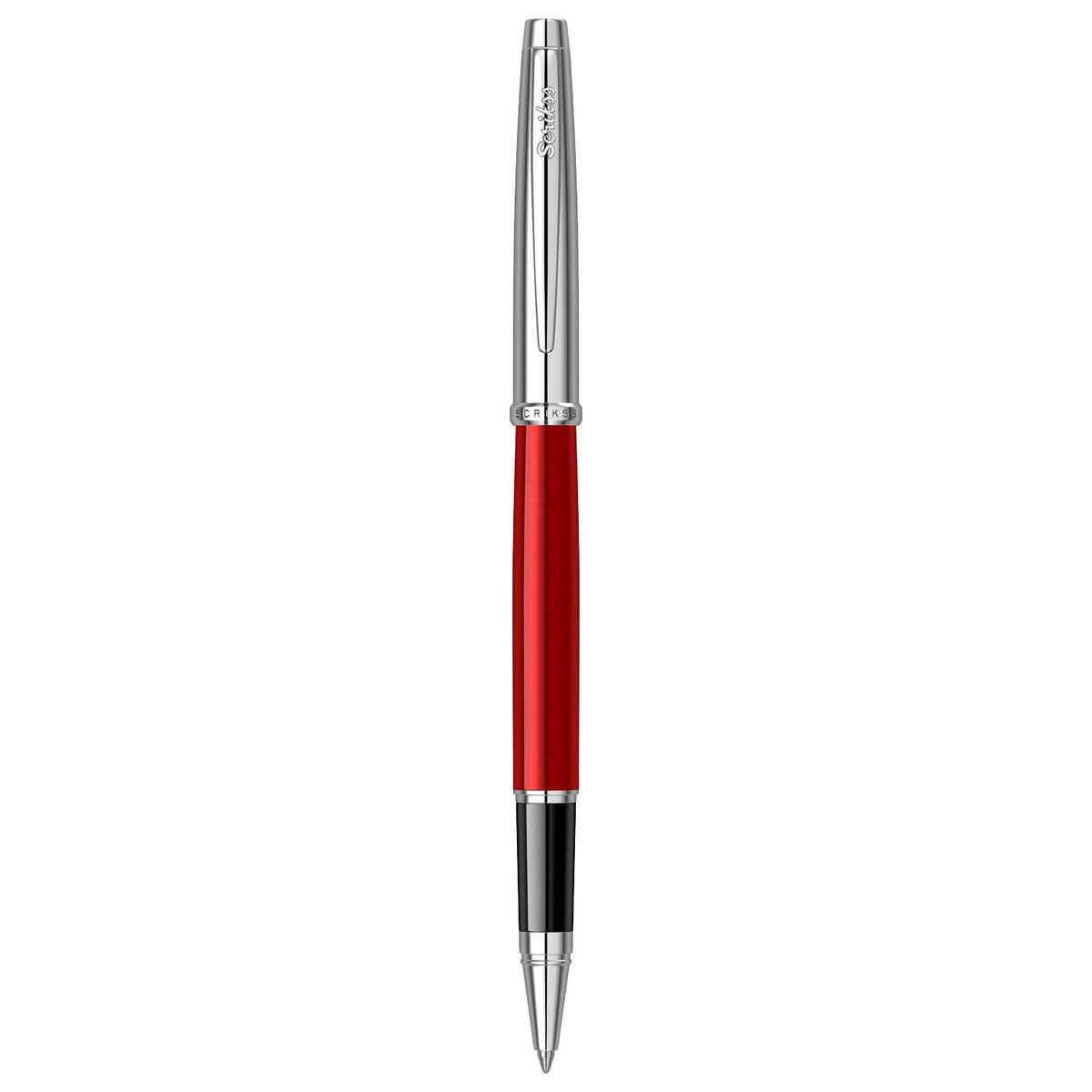 Scrikss Metropolis 800 Red Chrome CT Roller Ball Pen 81980