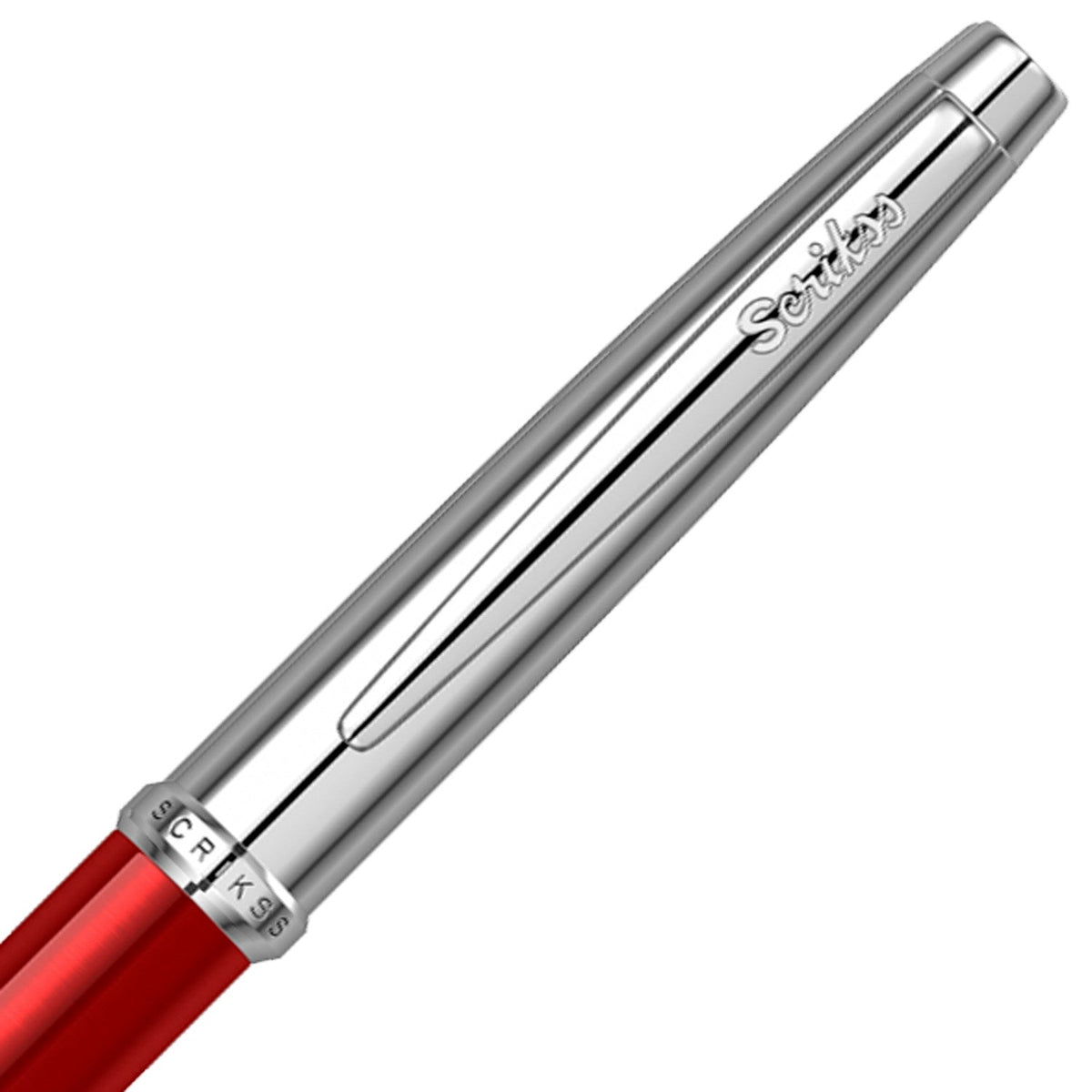 Scrikss Metropolis 800 Red Chrome CT Roller Ball Pen 81980