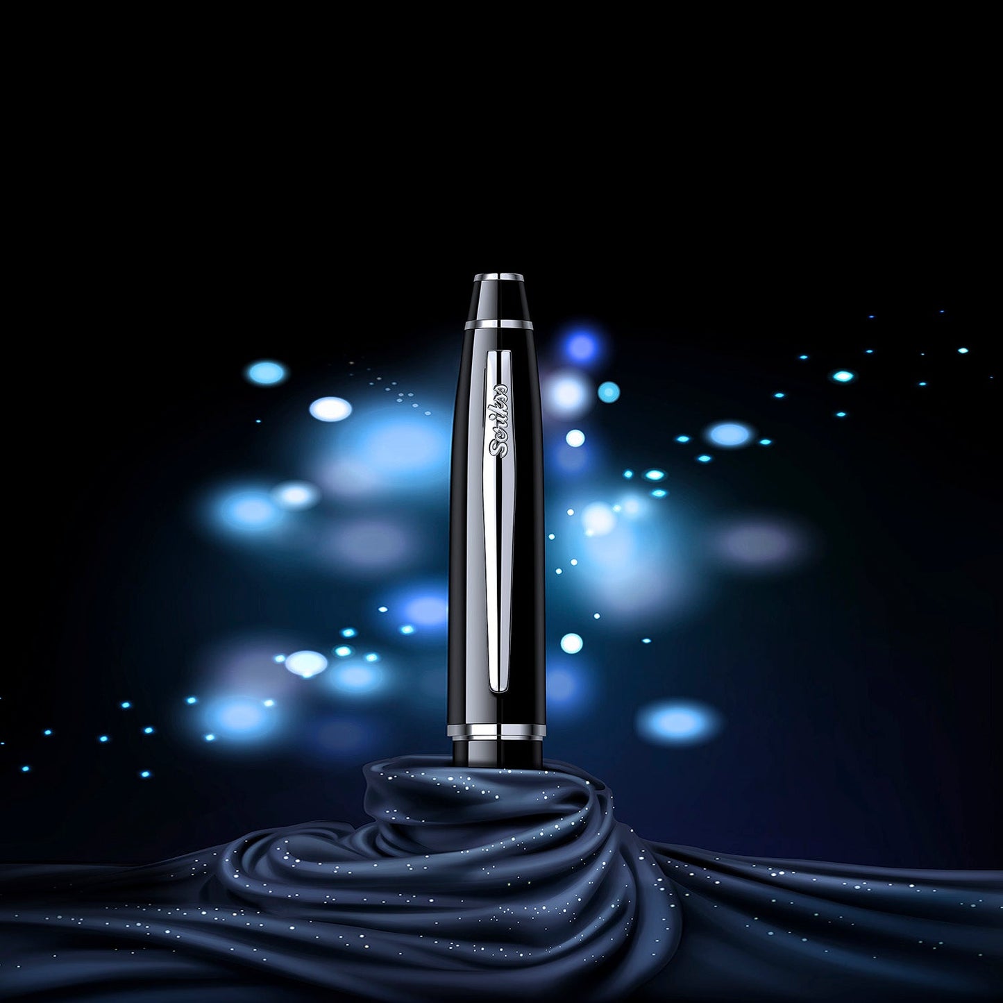 Scrikss Noble 35 Black CT Fountain Pen