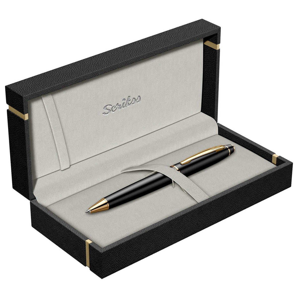 Scrikss Noble 35 Matt Black GT Ballpoint Pen 85933