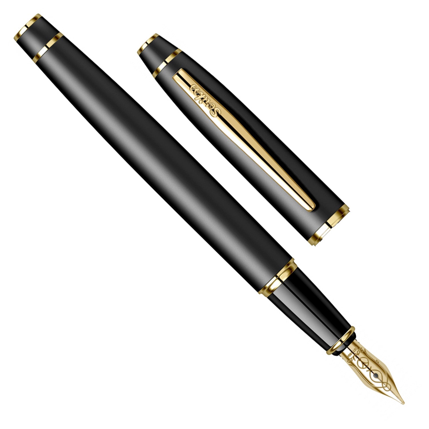 Scrikss Noble 35 Matt Black GT Fountain Pen