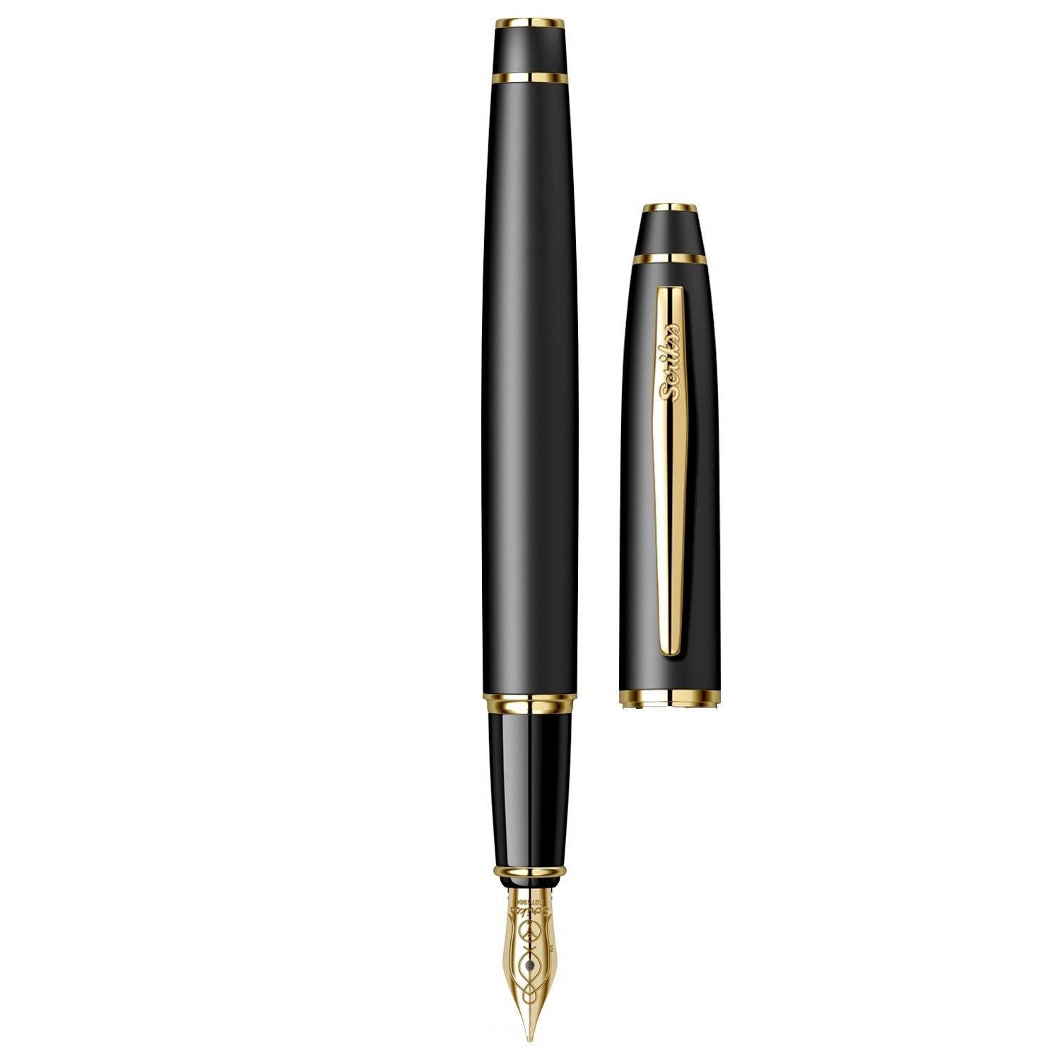 Scrikss Noble 35 Matt Black GT Fountain Pen