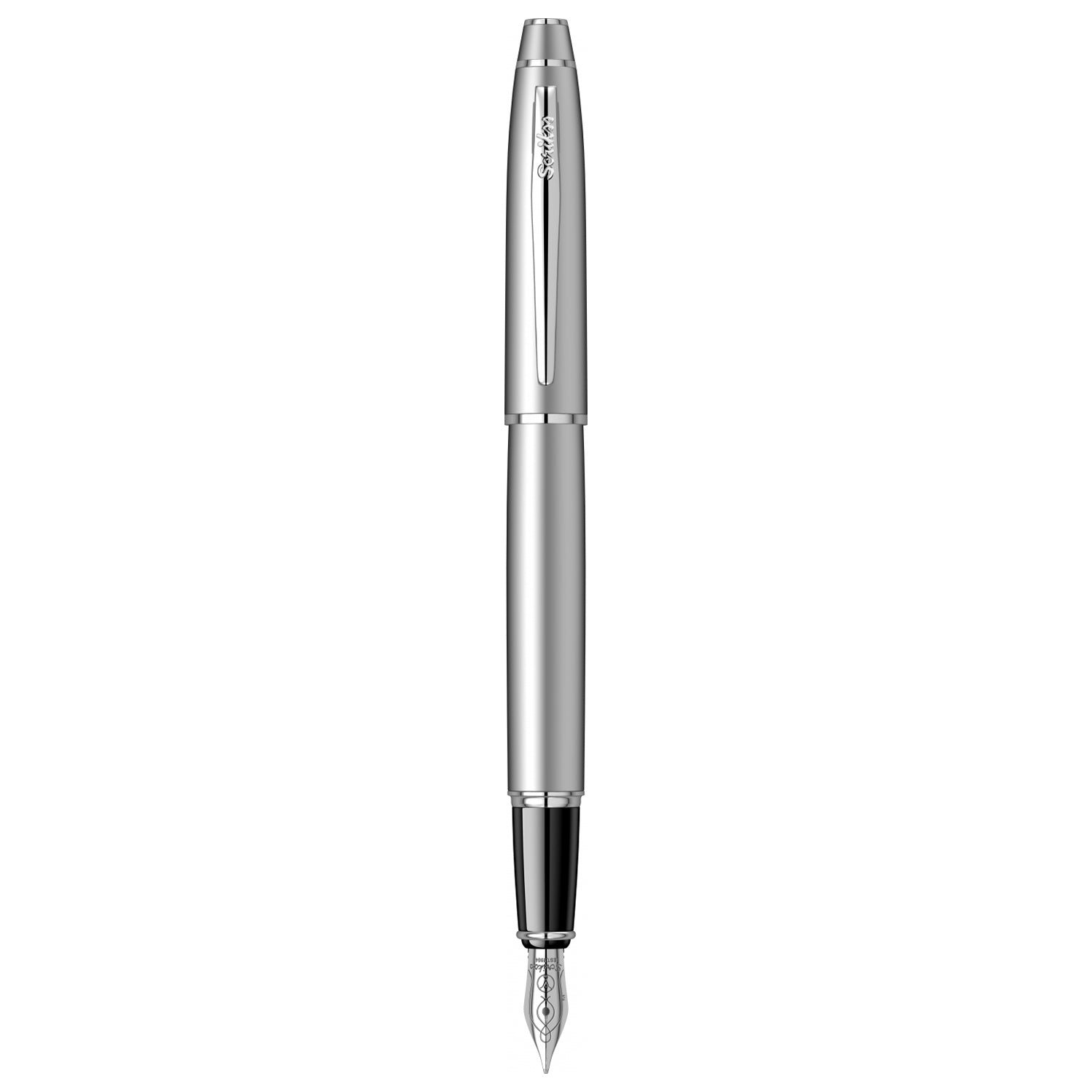 Scrikss Noble 35 Matt Chrome CT Fountain Pen