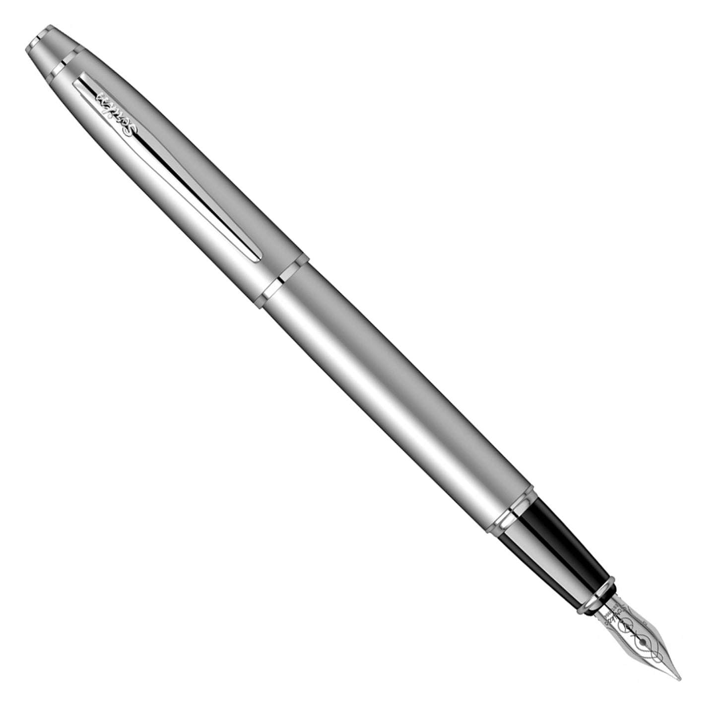 Scrikss Noble 35 Matt Chrome CT Fountain Pen
