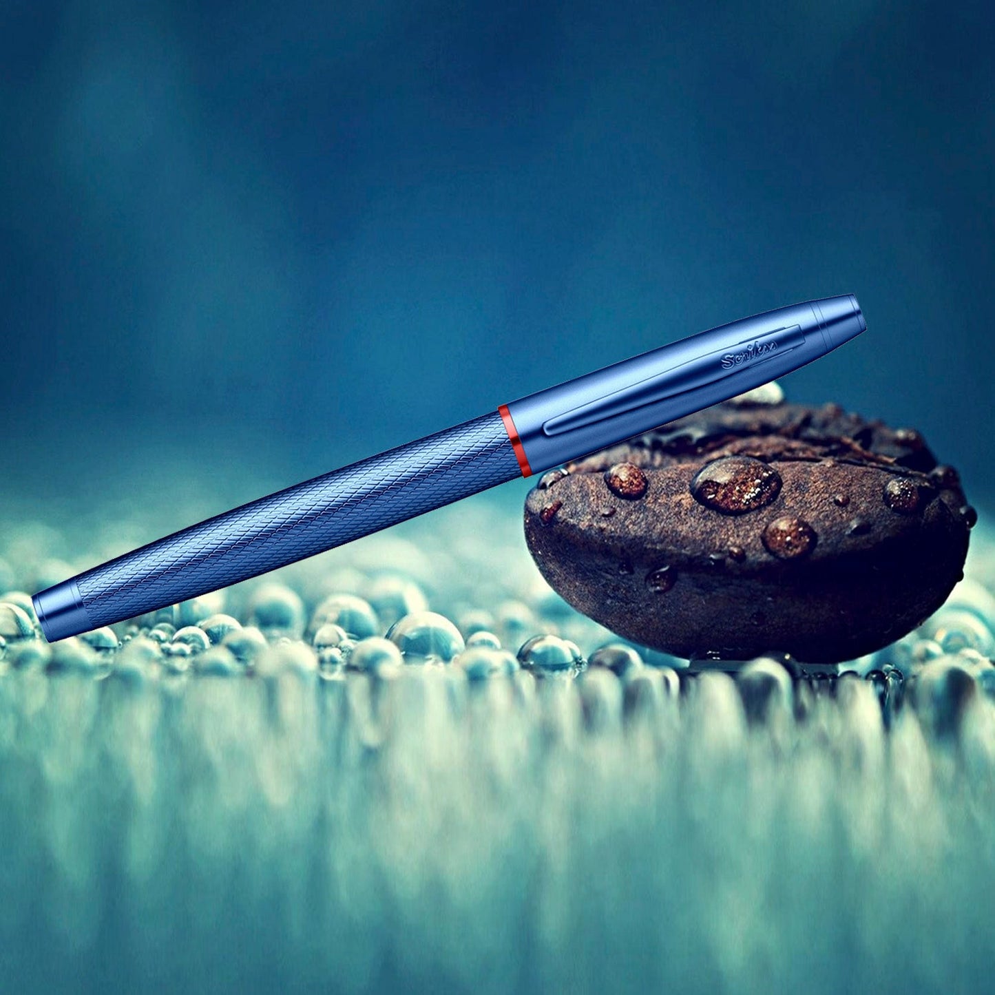 Scrikss Noble 35 Metallic Blue Fountain Pen