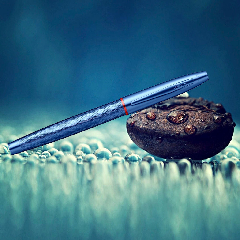 Scrikss Noble 35 Metallic Blue Fountain Pen