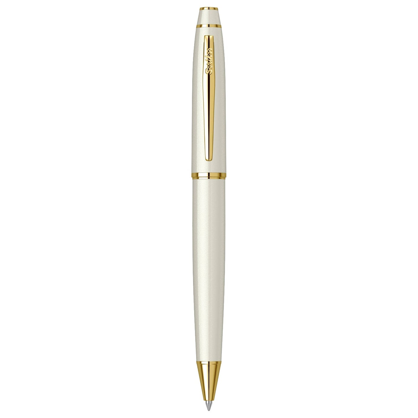 Scrikss Noble 35 Pearl White GT Ballpoint Pen 78690