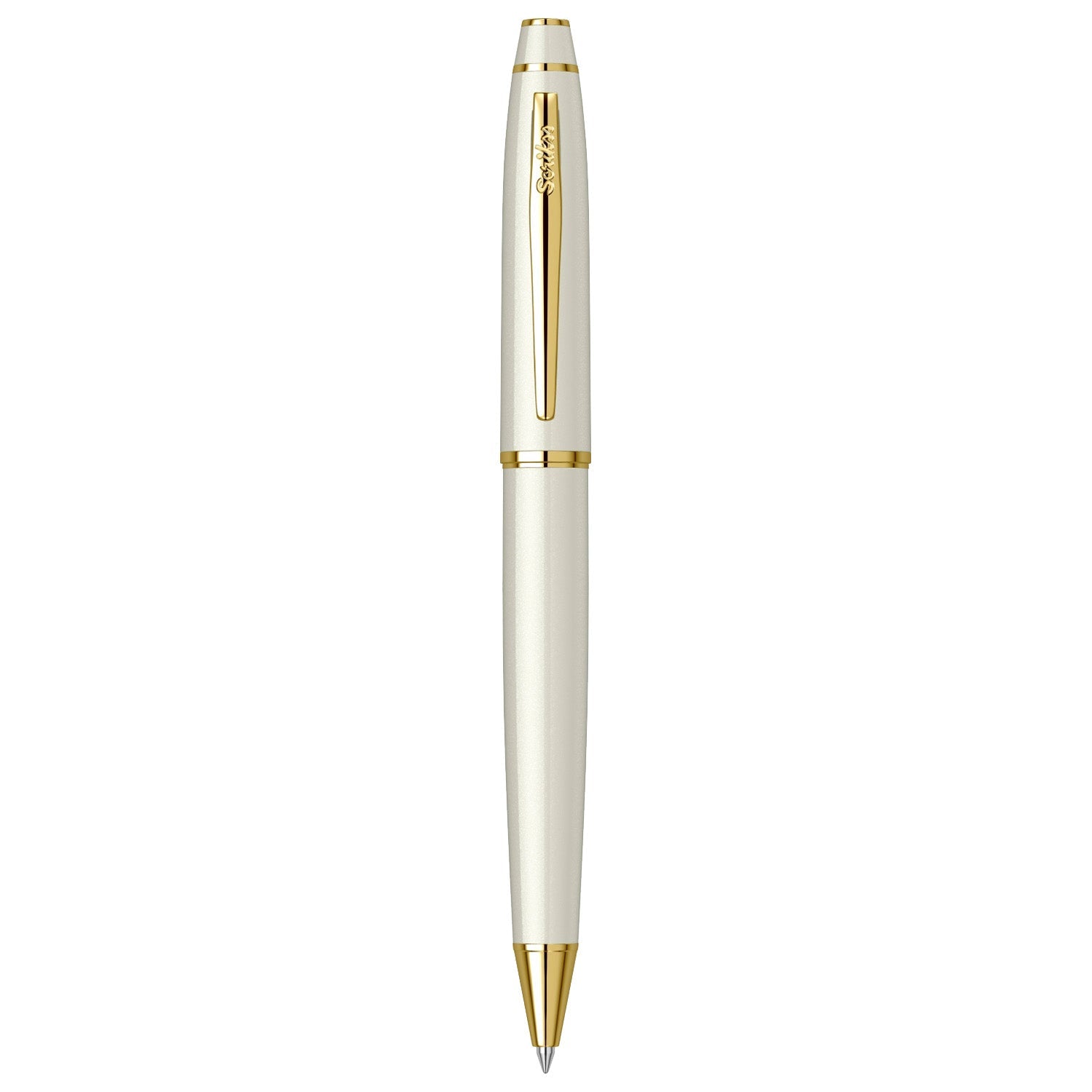 Scrikss Noble 35 Pearl White GT Ballpoint Pen 78690