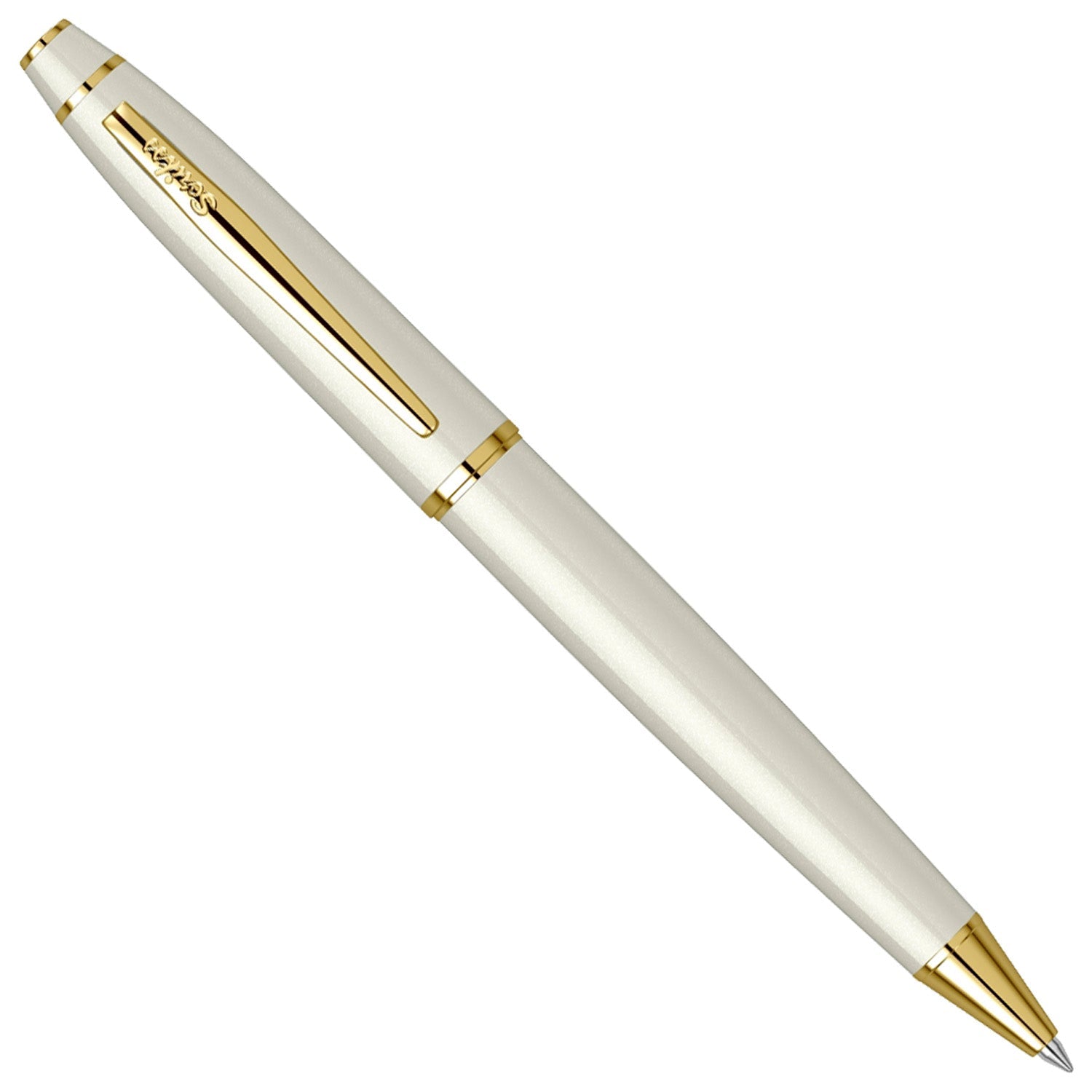 Scrikss Noble 35 Pearl White GT Ballpoint Pen 78690