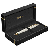 Scrikss Noble 35 Pearl White GT Ballpoint Pen 78690
