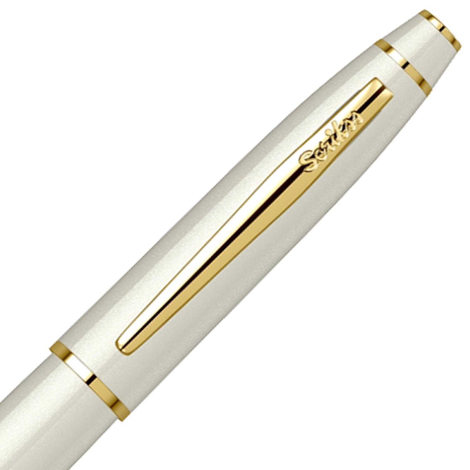 Scrikss Noble 35 Pearl White GT Roller Ball Pen 78720