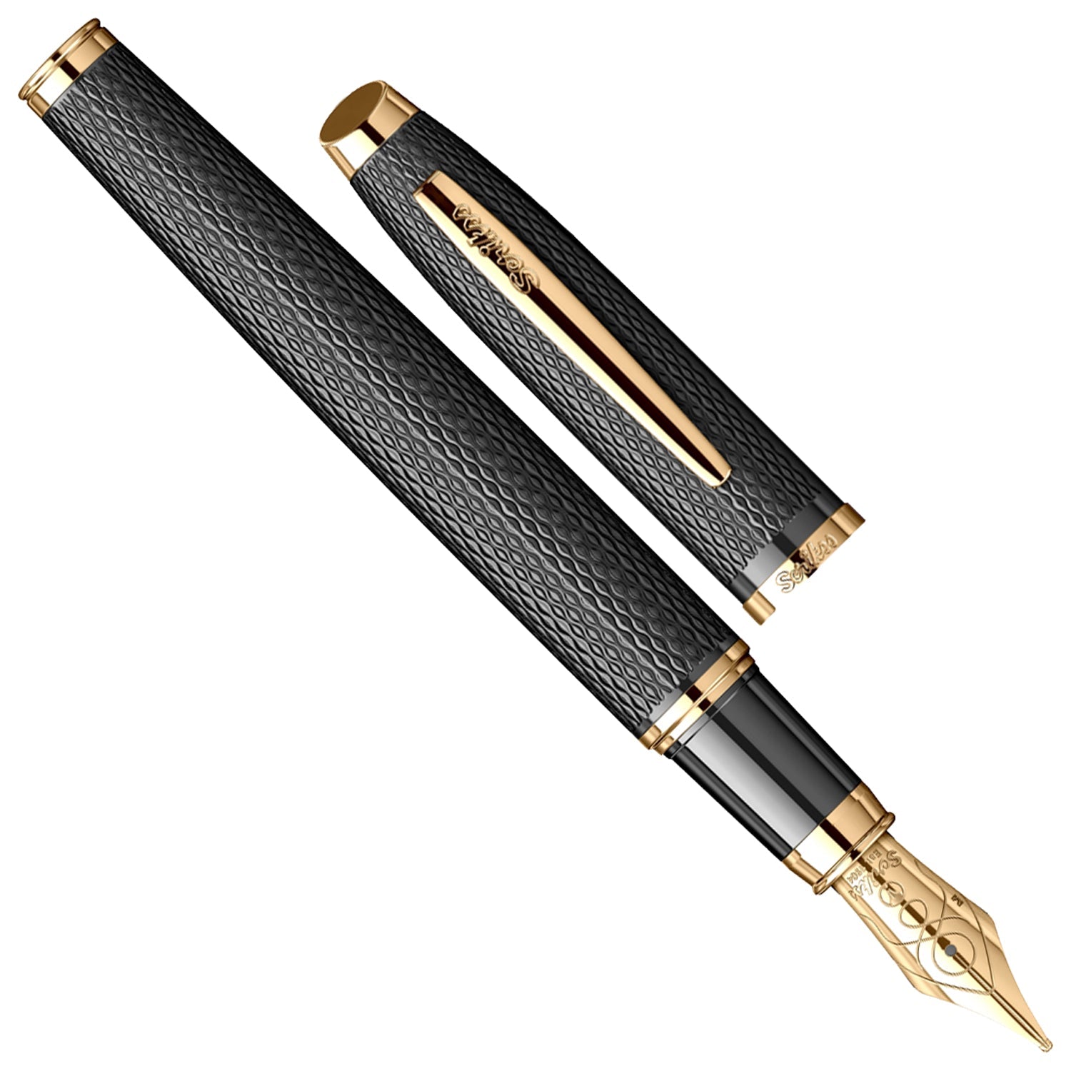 Scrikss Oscar 390 Matt Black GT Fountain Pen