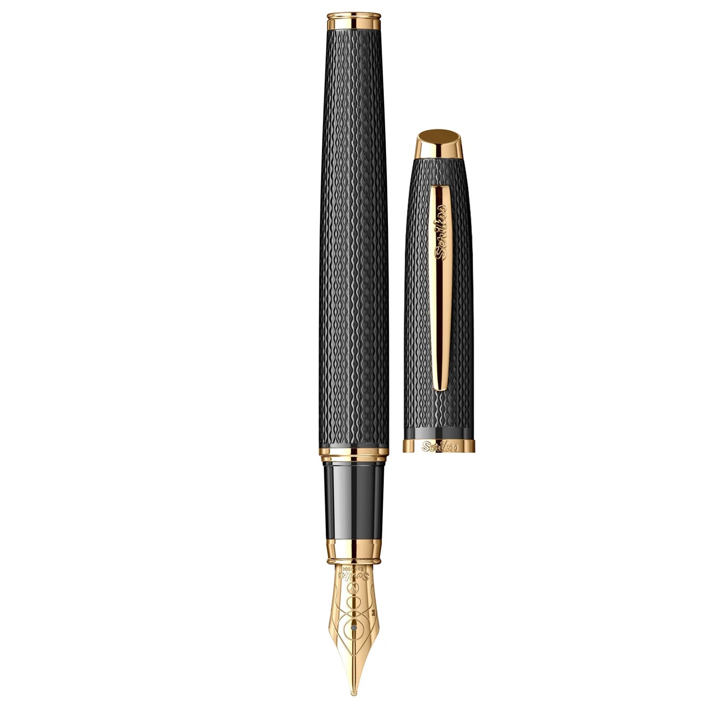Scrikss Oscar 390 Matt Black GT Fountain Pen