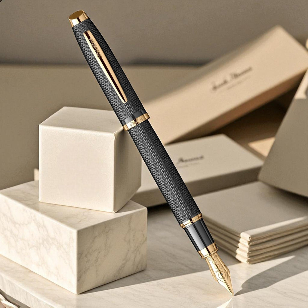 Scrikss Oscar 390 Matt Black GT Fountain Pen