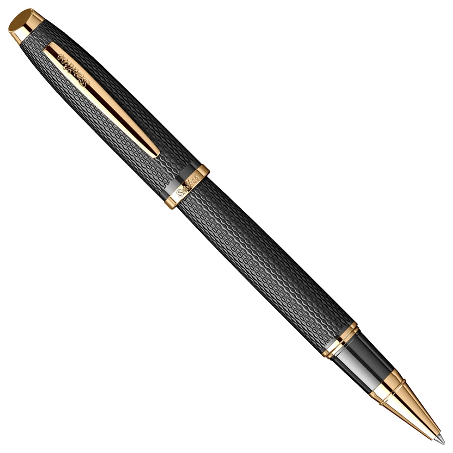 Scrikss Oscar 390 Matt Black GT Roller Ball Pen 96069